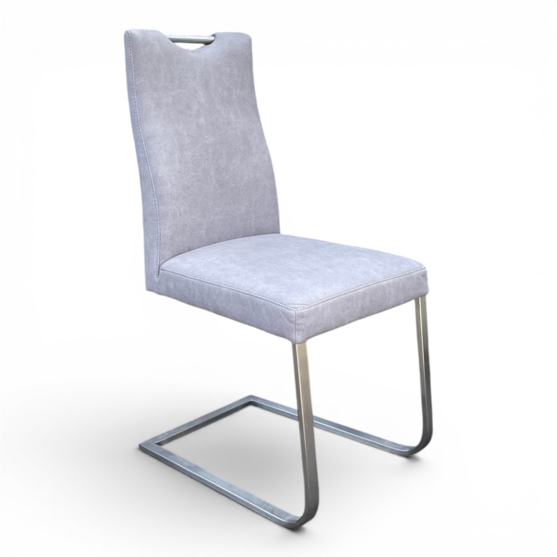 Freischwinger K+W 6194 - Microfaser Hellgrau