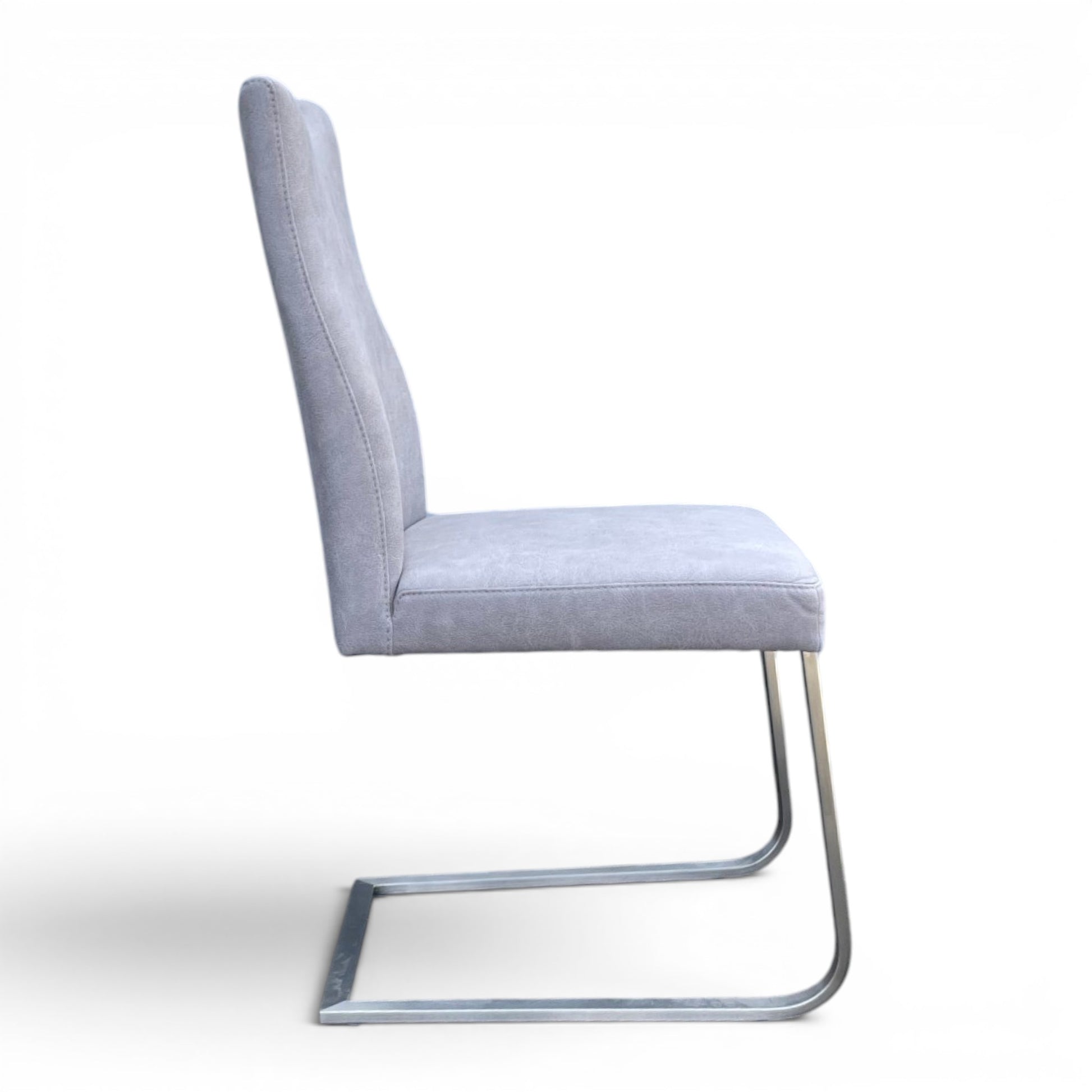 Freischwinger K+W 6194 - Microfaser Hellgrau