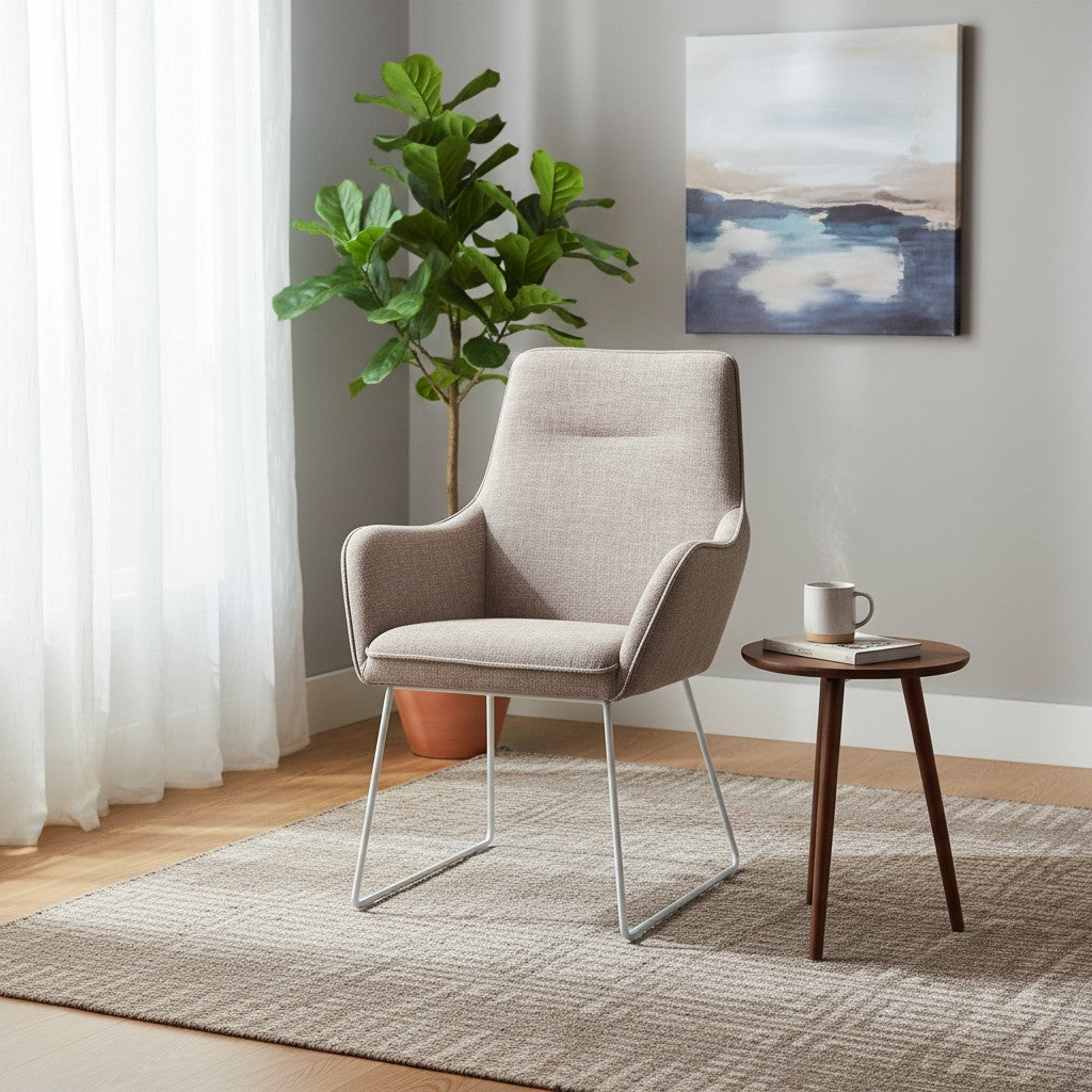 Sessel K+W - Stoff Beige