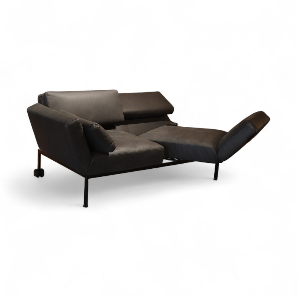 Funktionssofa Brühl „roro soft“ – 2-Sitzer - Leder Taron 5668/99