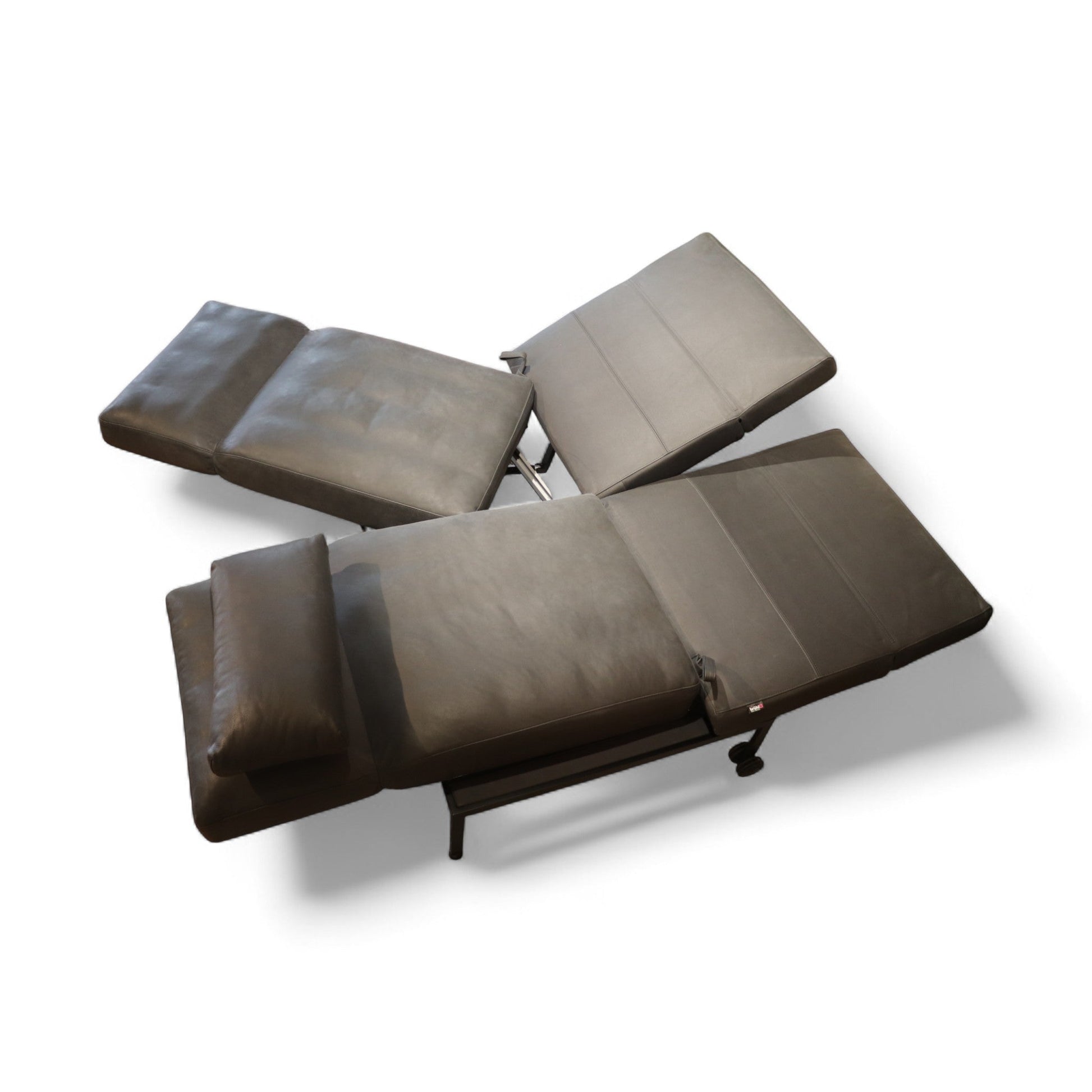 Funktionssofa Brühl „roro soft“ – 2-Sitzer - Leder Taron 5668/99