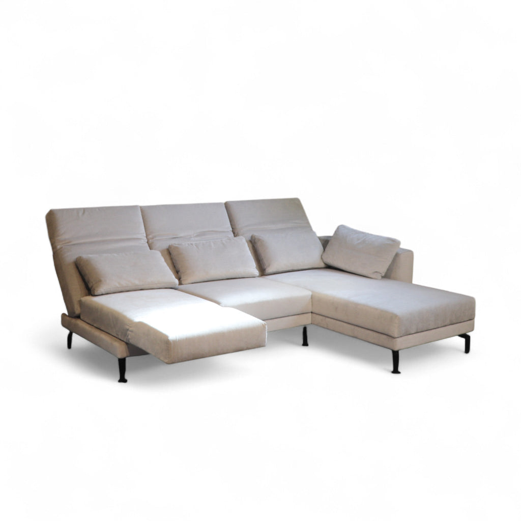 Brühl Multifunktionssofa „Moule Medium“ – Stoff Grau