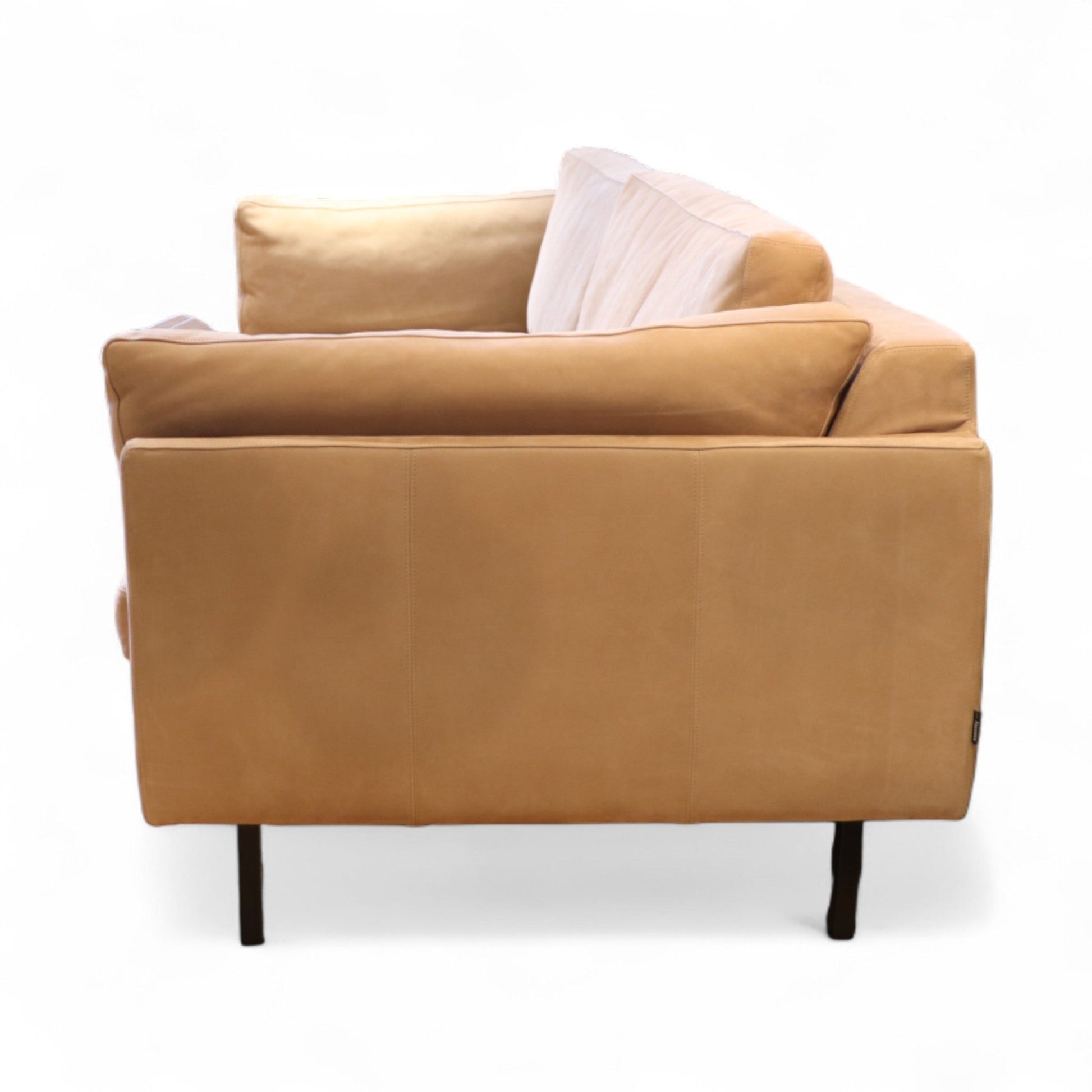 Sofa Tommy M „Ferrara“ – 3,5-Sitzer in Nubuck-Leder Gobi