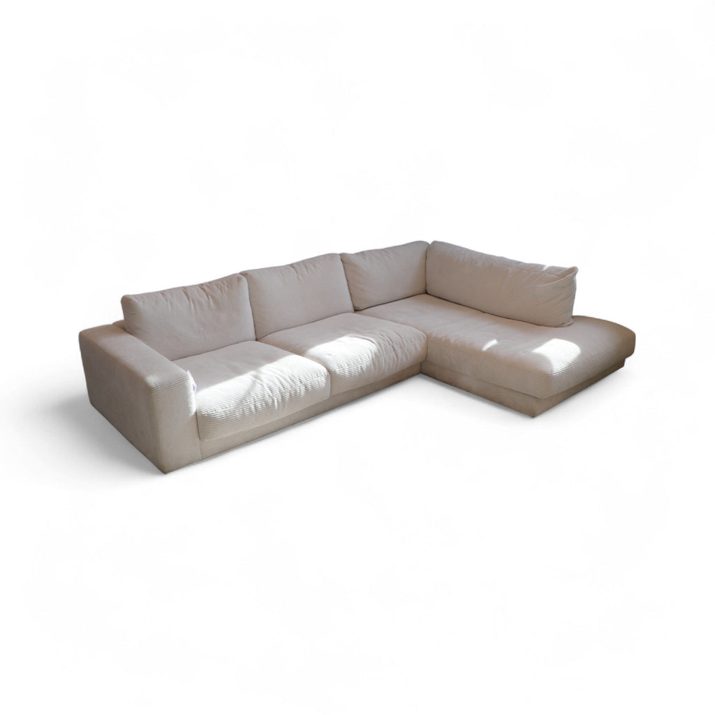 Modulsofa „CLEAR“ – Cordstoff Snow
