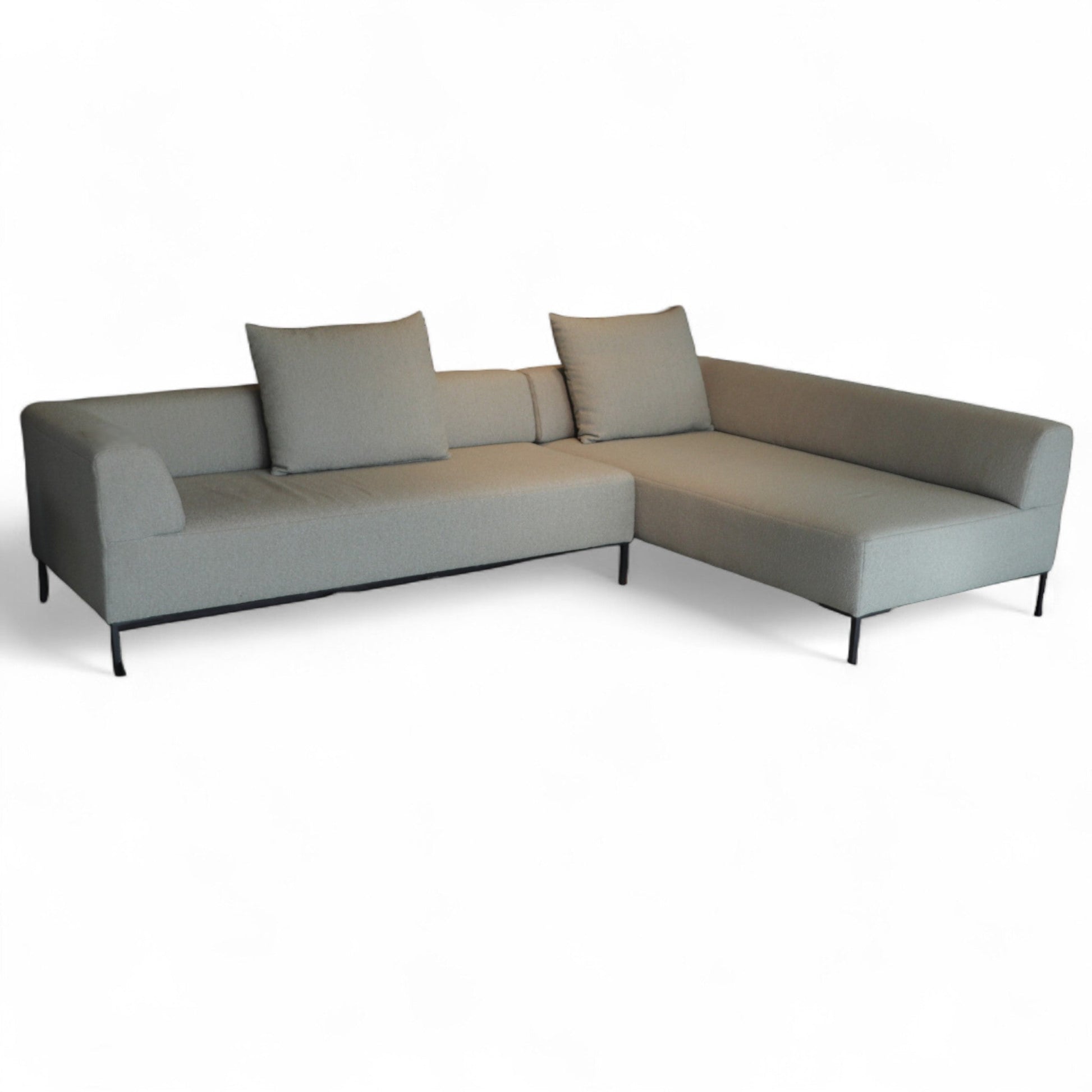 Lounge Ecksofa Freistil by Rolf Benz 185 – Stoff Moosgrau