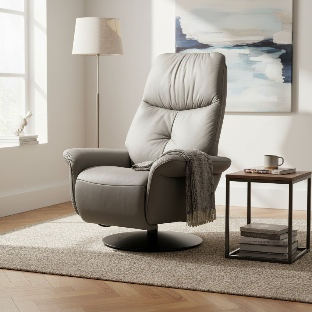Sessel Himolla 8951 Easy-Swing – Longlife Leder Sea