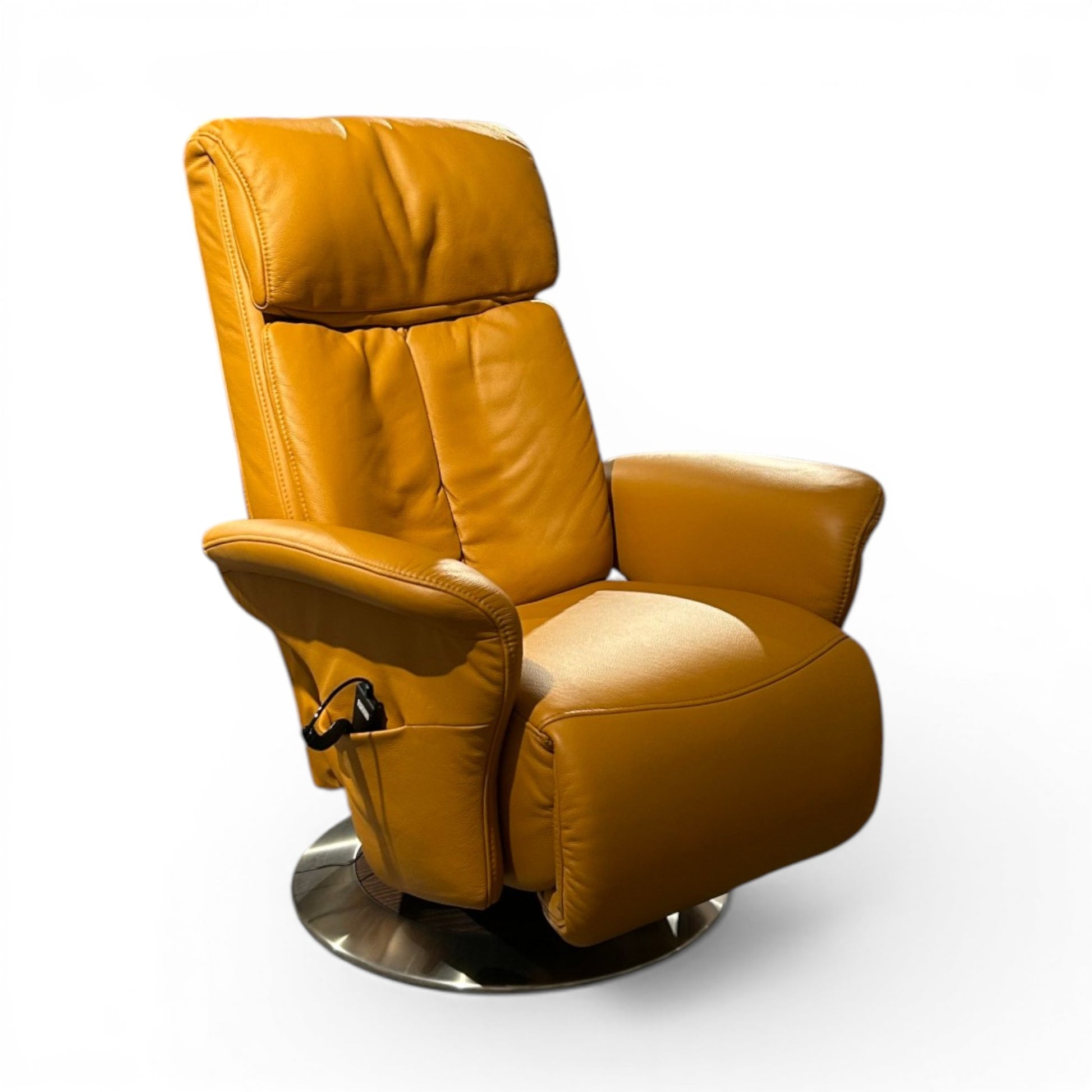 Sessel Himolla 7418 Easy-Swing Massage – Longlife Leder Rustika Safran