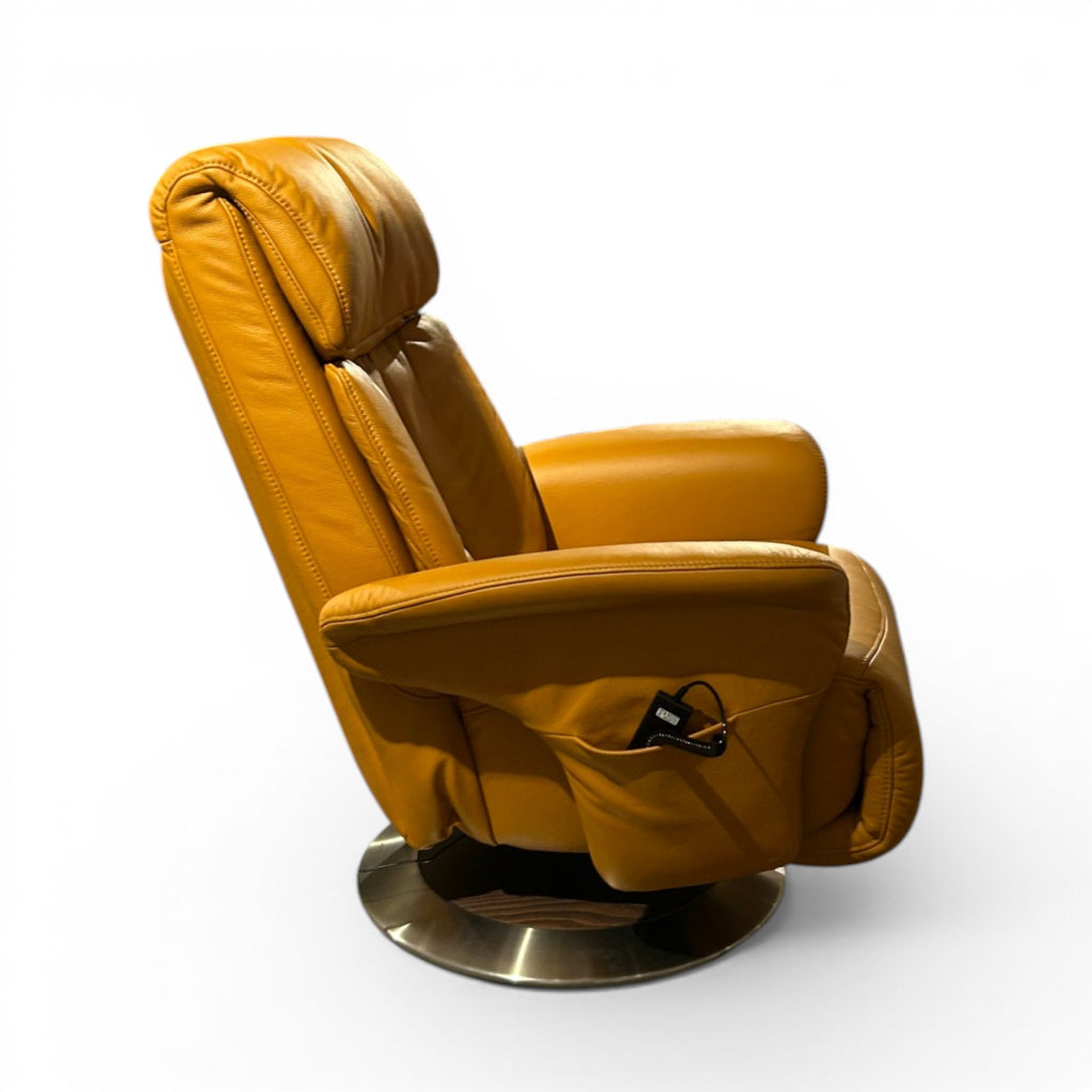 Sessel Himolla 7418 Easy-Swing Massage – Longlife Leder Rustika Safran