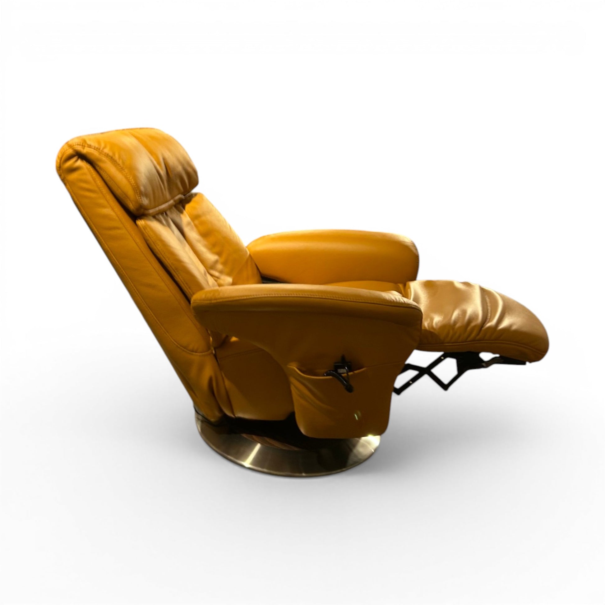 Sessel Himolla 7418 Easy-Swing Massage – Longlife Leder Rustika Safran