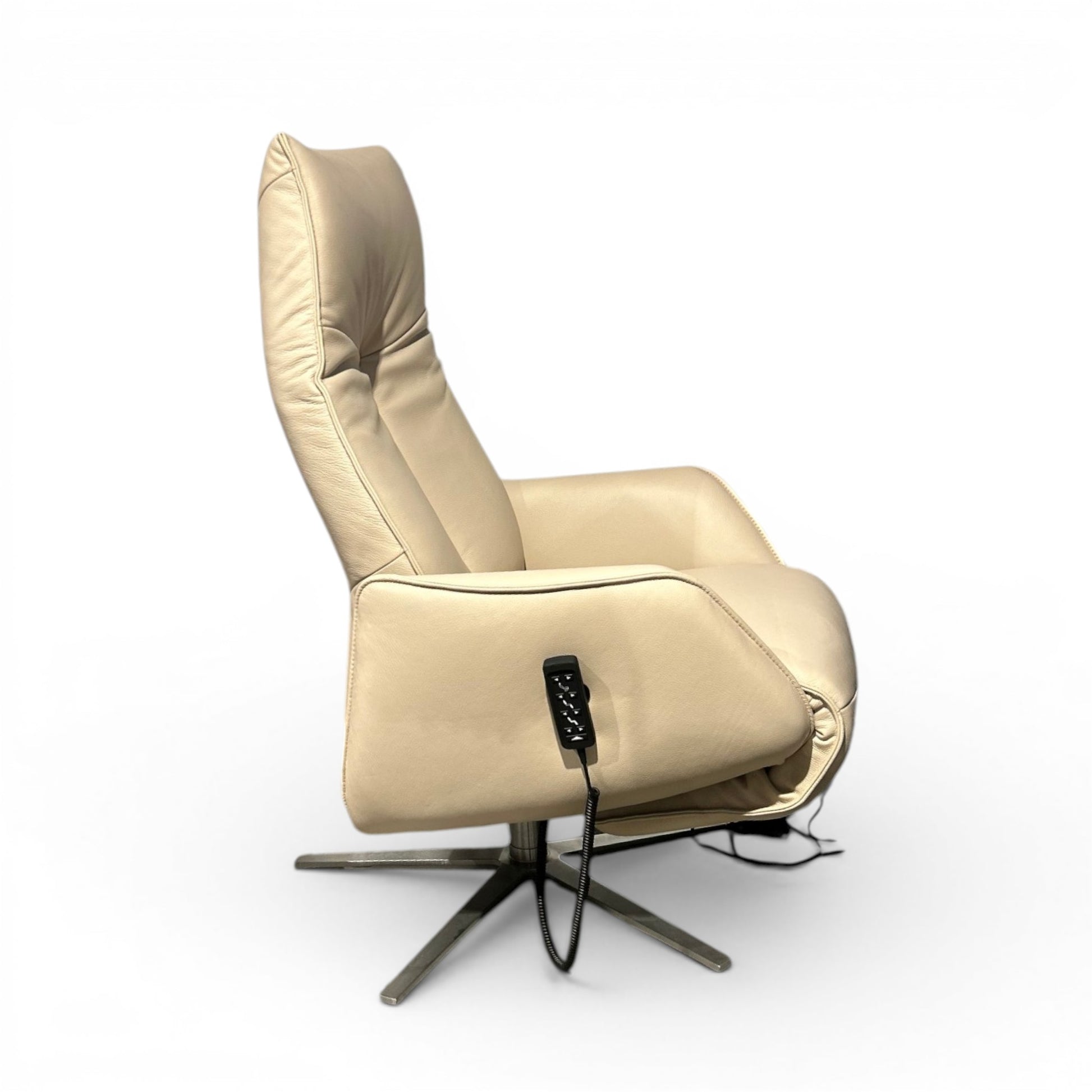 Sessel Himolla 7917 S-Lounger – Longlife Leder Rustika Nebel