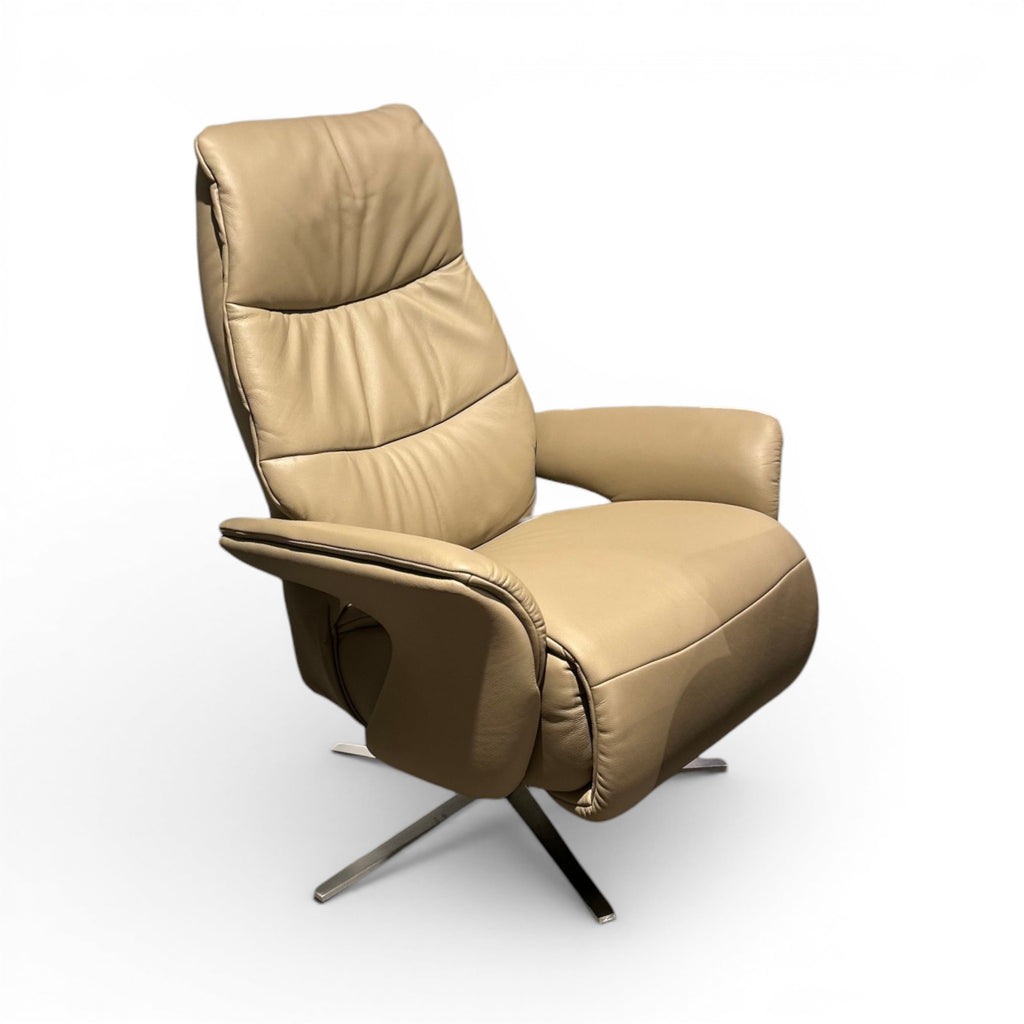 Sessel Himolla 7052 Easy-Swing – Longlife Leder Soft Stein, Manuell