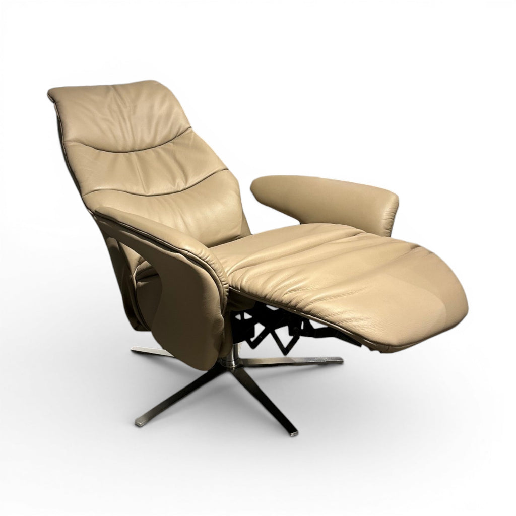 Sessel Himolla 7052 Easy-Swing – Longlife Leder Soft Stein, Manuell