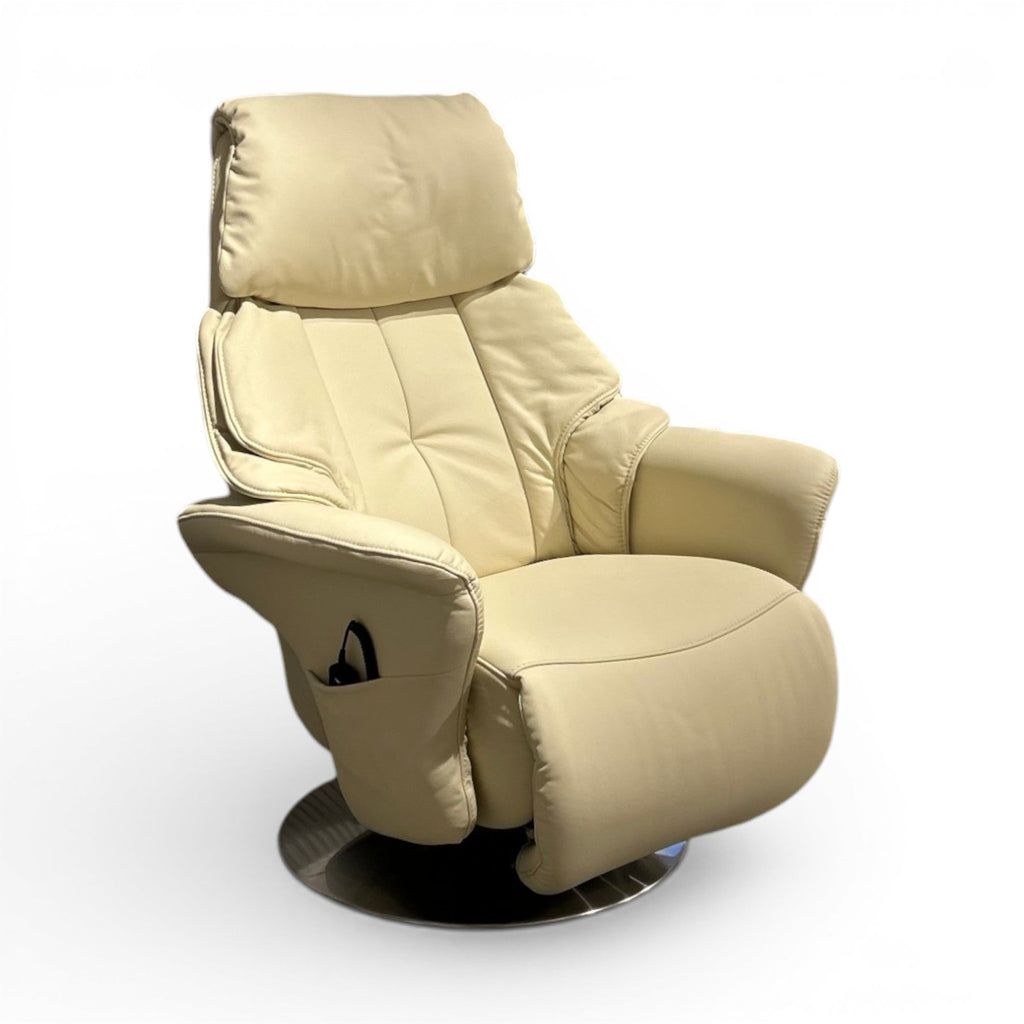Sessel Himolla 7417 Easy-Swing – Longlife Leder Auster