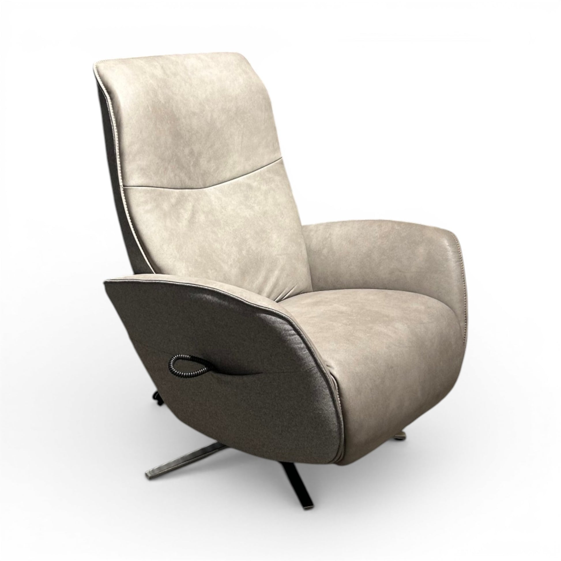 Sessel Himolla 7928 Easy-Swing – Eleganza Grau, Salino Anthrazit