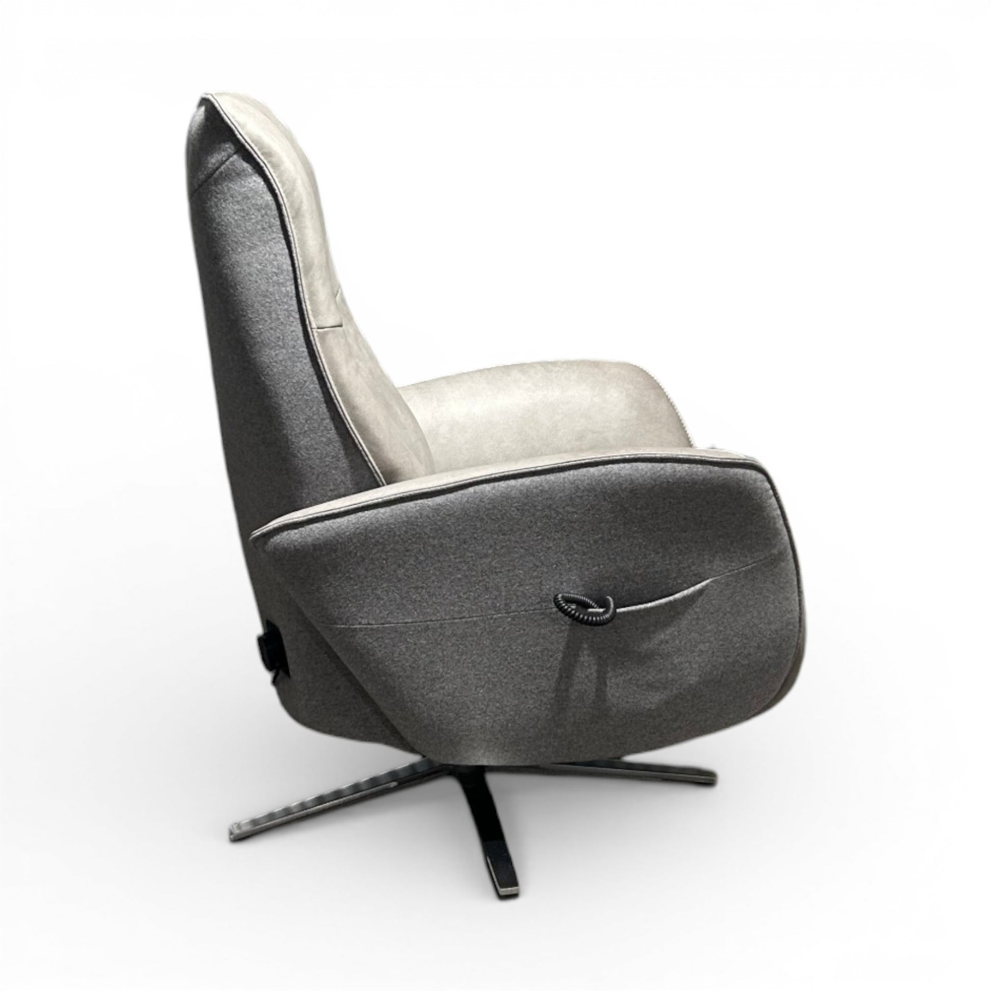 Sessel Himolla 7928 Easy-Swing – Eleganza Grau, Salino Anthrazit