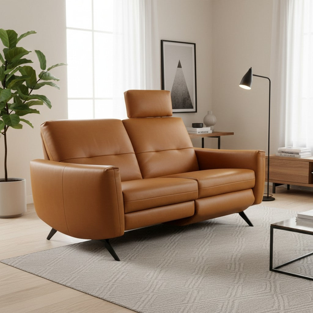 Himolla 6271 Cumurex – 2-Sitzer in Longlife Cognac