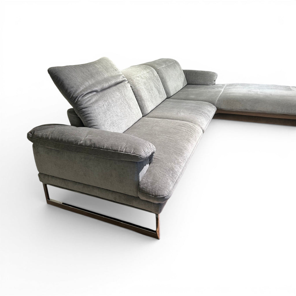JOOP! 8153 Studio – Ecksofa in Leder Stone