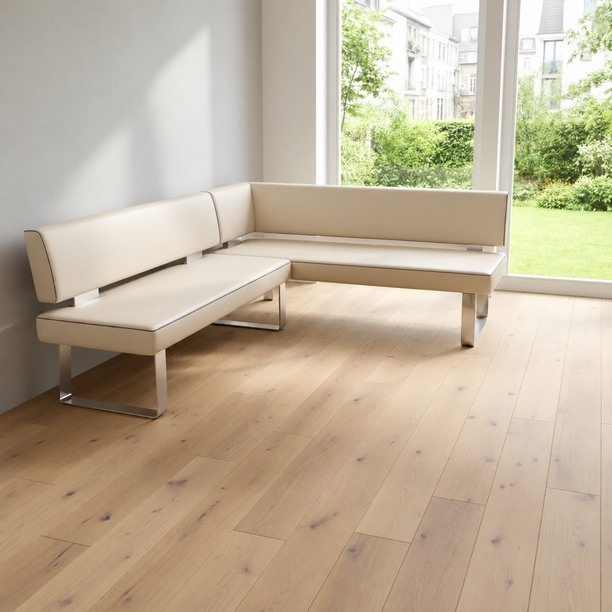 Eckbank K+W 4391 GamePlus - Microfaser Beige