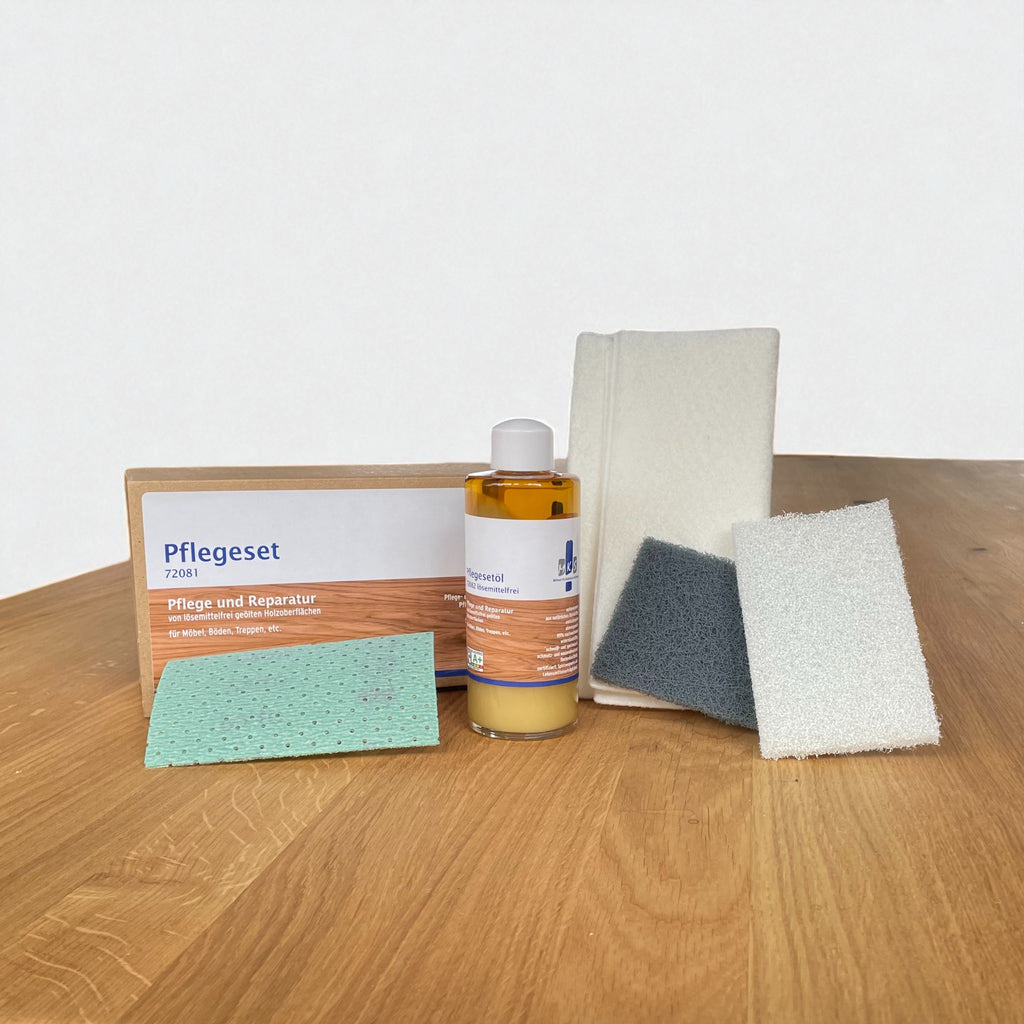 Pflegeset für Massivholz Möbel