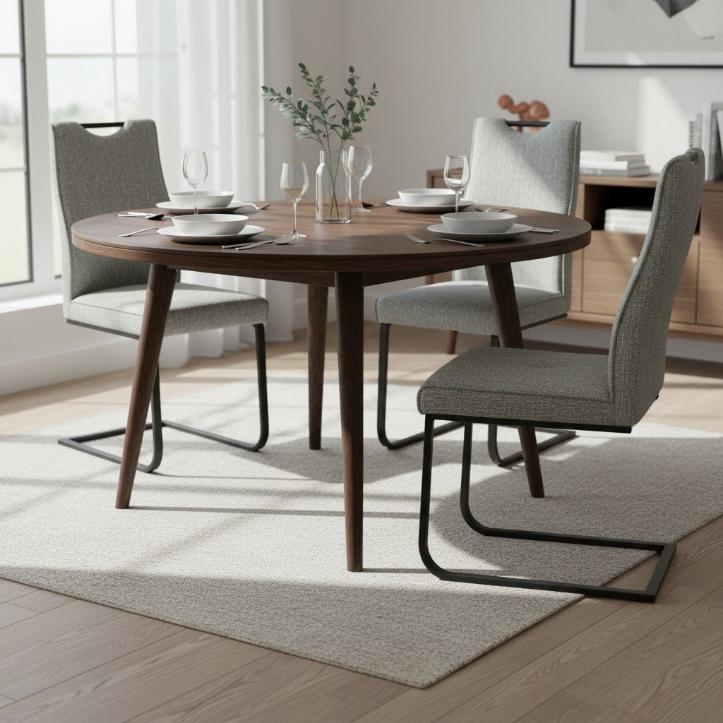 Freischwinger 3er Set K+W - Stoff Olive