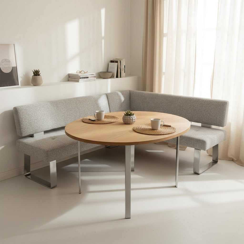 Eckbank K+W Game I 4191 - Stoff Light Grey