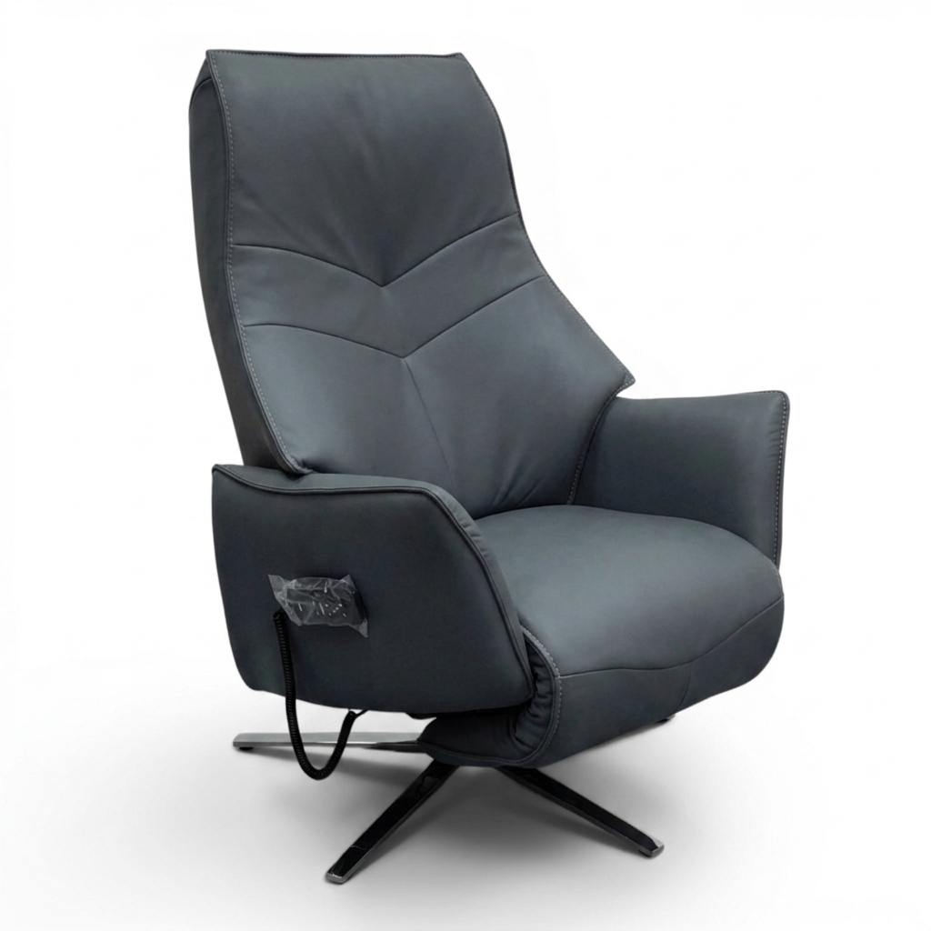 Sessel Himolla 7911 S-Lounger S – Longlife Leder Aqua