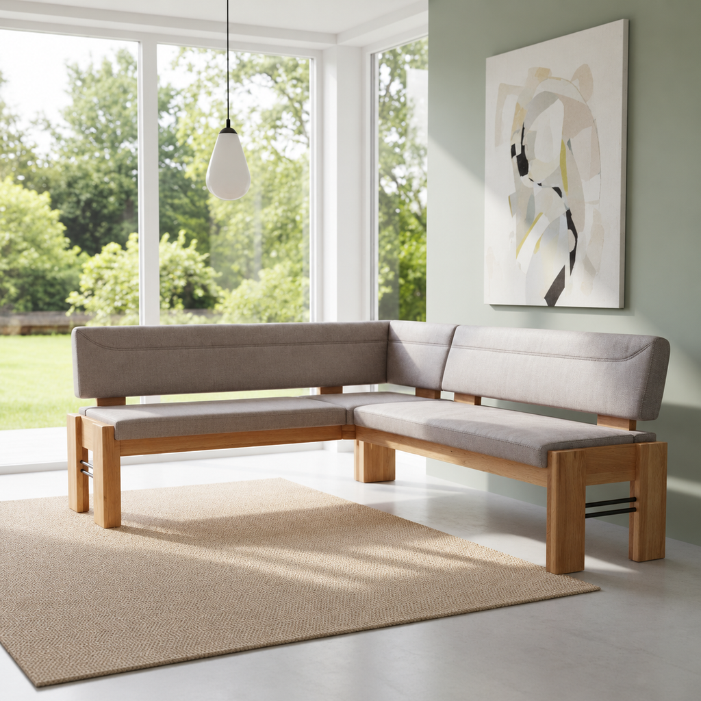 Eckbank K+W FLOYD 4116 - Microfaser Dark Grey