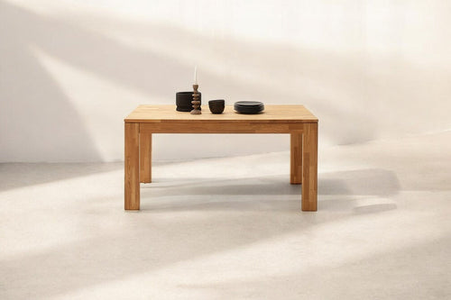 Ausziehtisch - Wildeiche Massivholz 160(220)x80cm