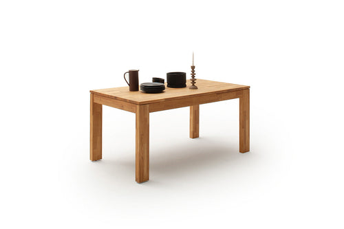 Ausziehtisch - Wildeiche Massivholz 160(220)x80cm