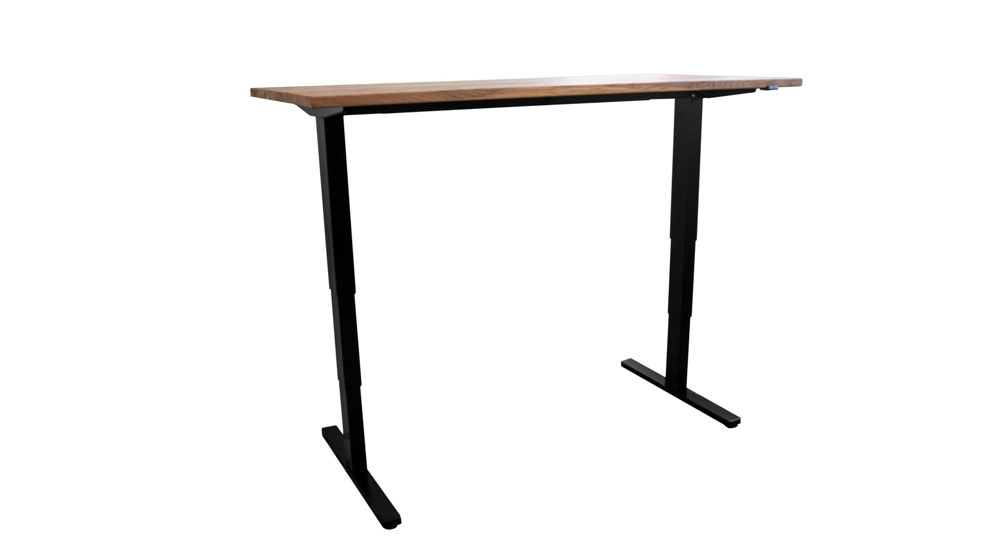 Höhenverstellbarer Schreibtisch Klenk - Massivholz 160x80 cm
