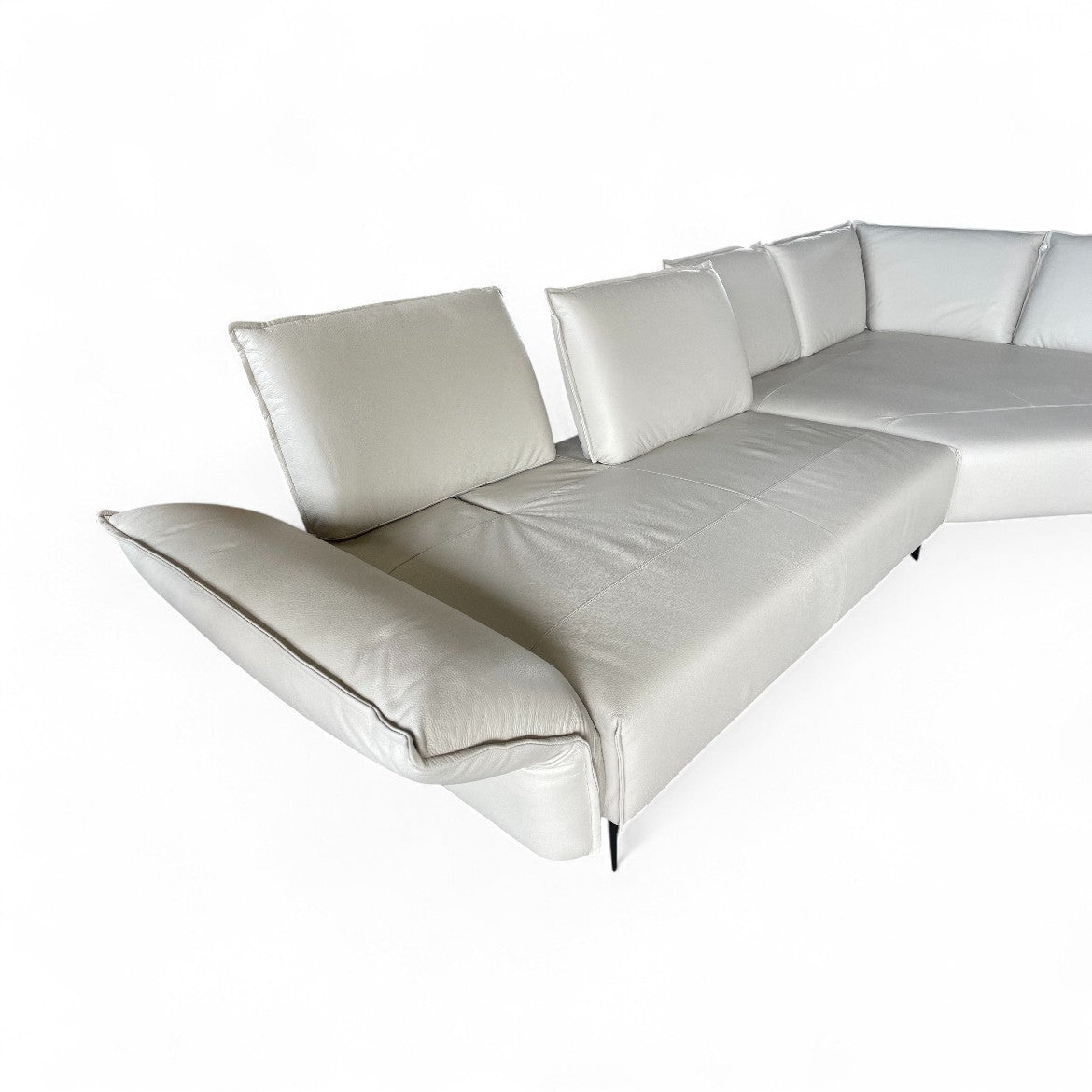 Sofa W.Schillig 16660 "bonnie" – Leder Greige