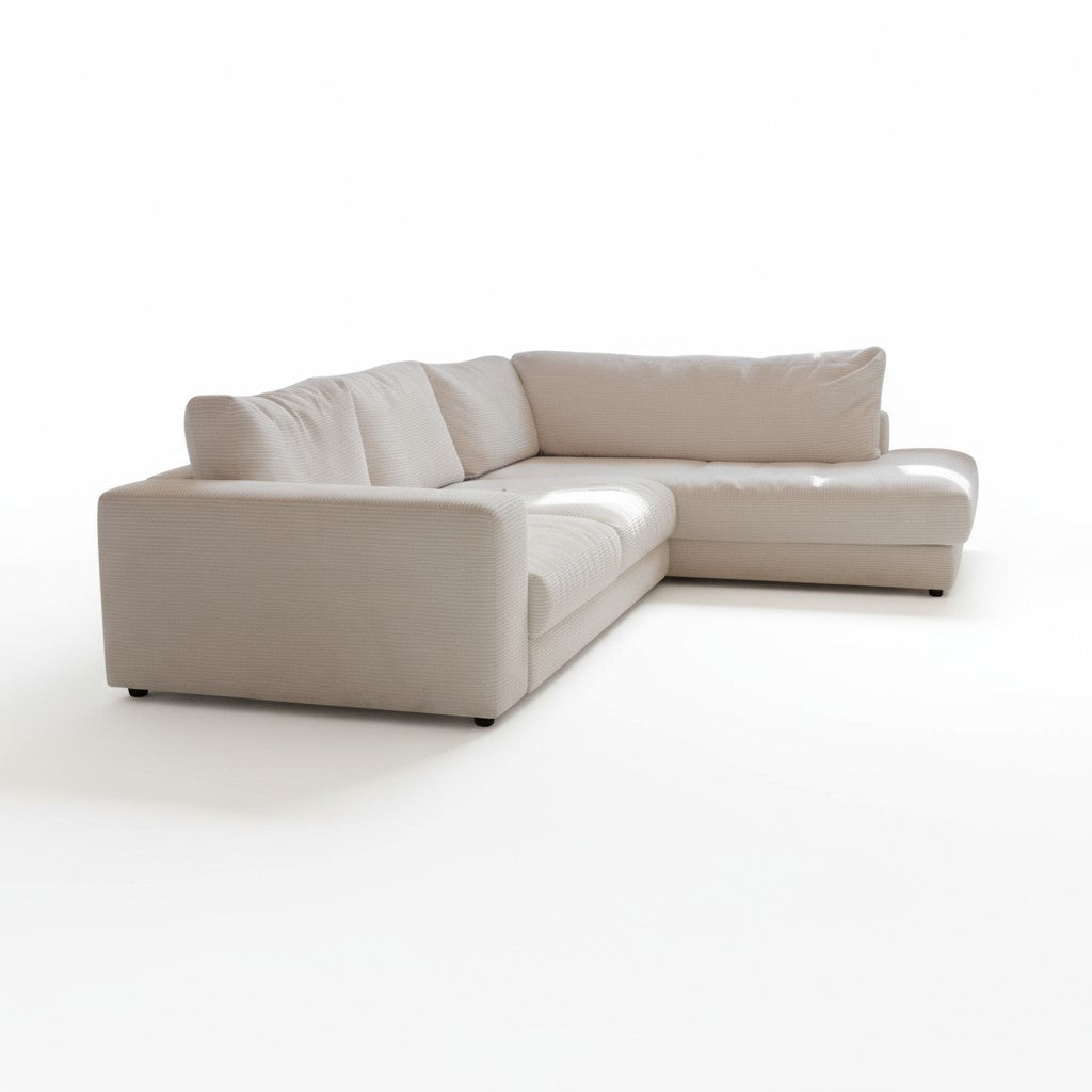 Modulsofa „CLEAR“ – Cordstoff Snow