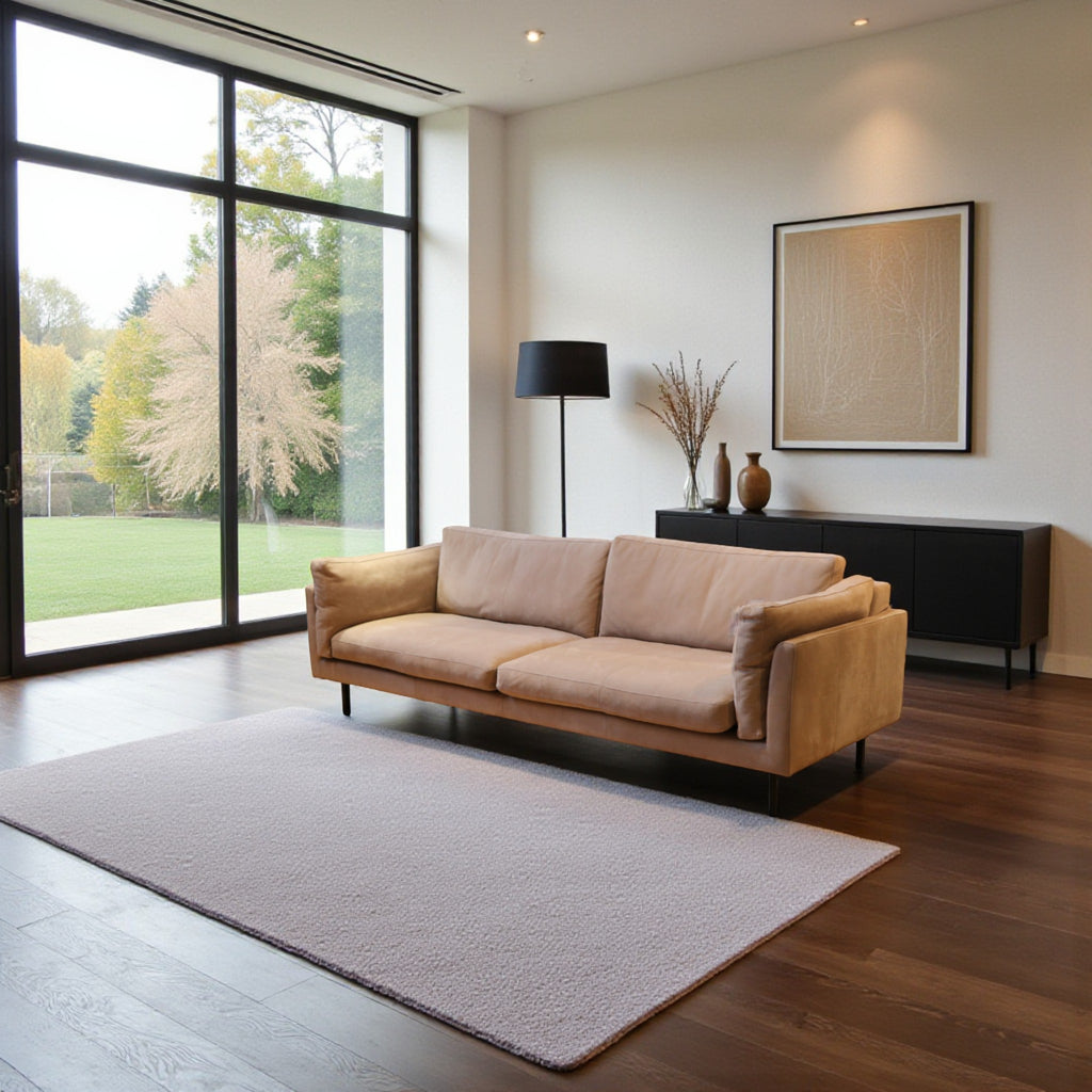 Sofa Tommy M „Ferrara“ – 3,5-Sitzer in Nubuck-Leder Gobi