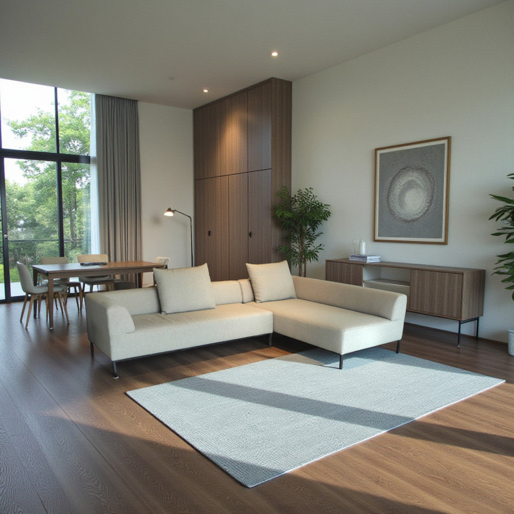 Lounge Ecksofa Freistil by Rolf Benz 185 – Stoff Moosgrau