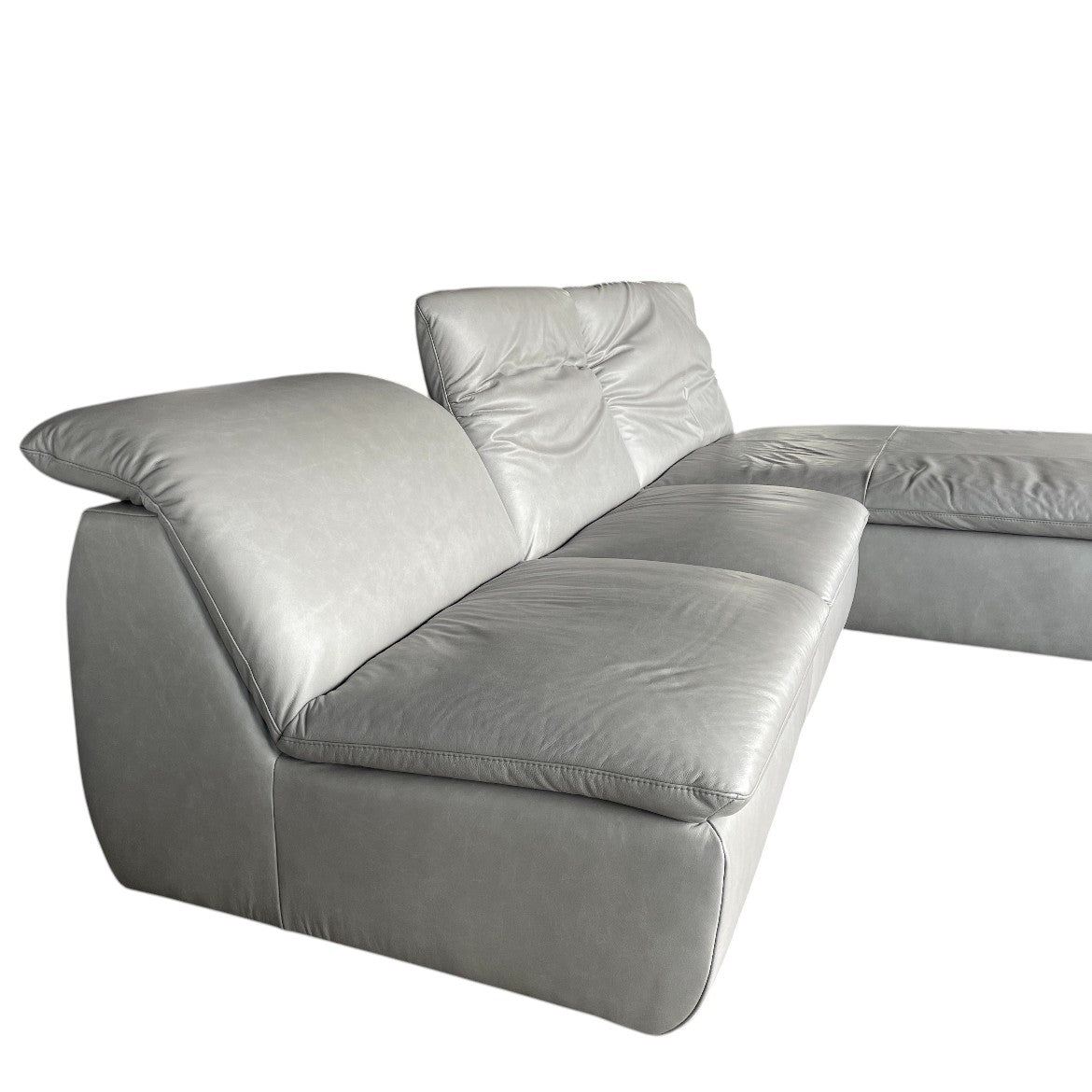 Sofa W.Schillig 16950 "lunalounge" – Leder Taupe