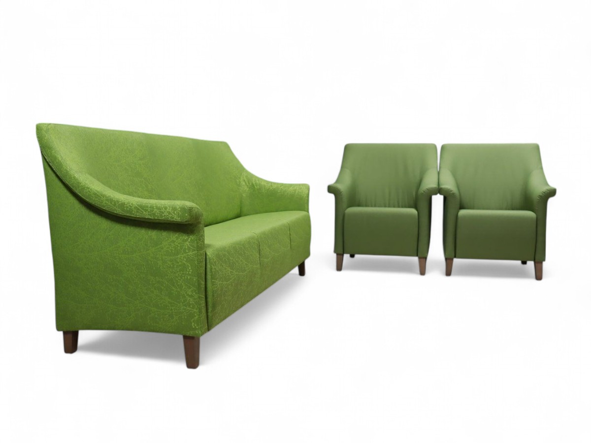 W.SCHILLIG 40413 Sofagruppe mit 2 Sesseln – Elegantes Sofa & Sessel Set in Camira Blossom Stoff für höchsten Sitzkomfort