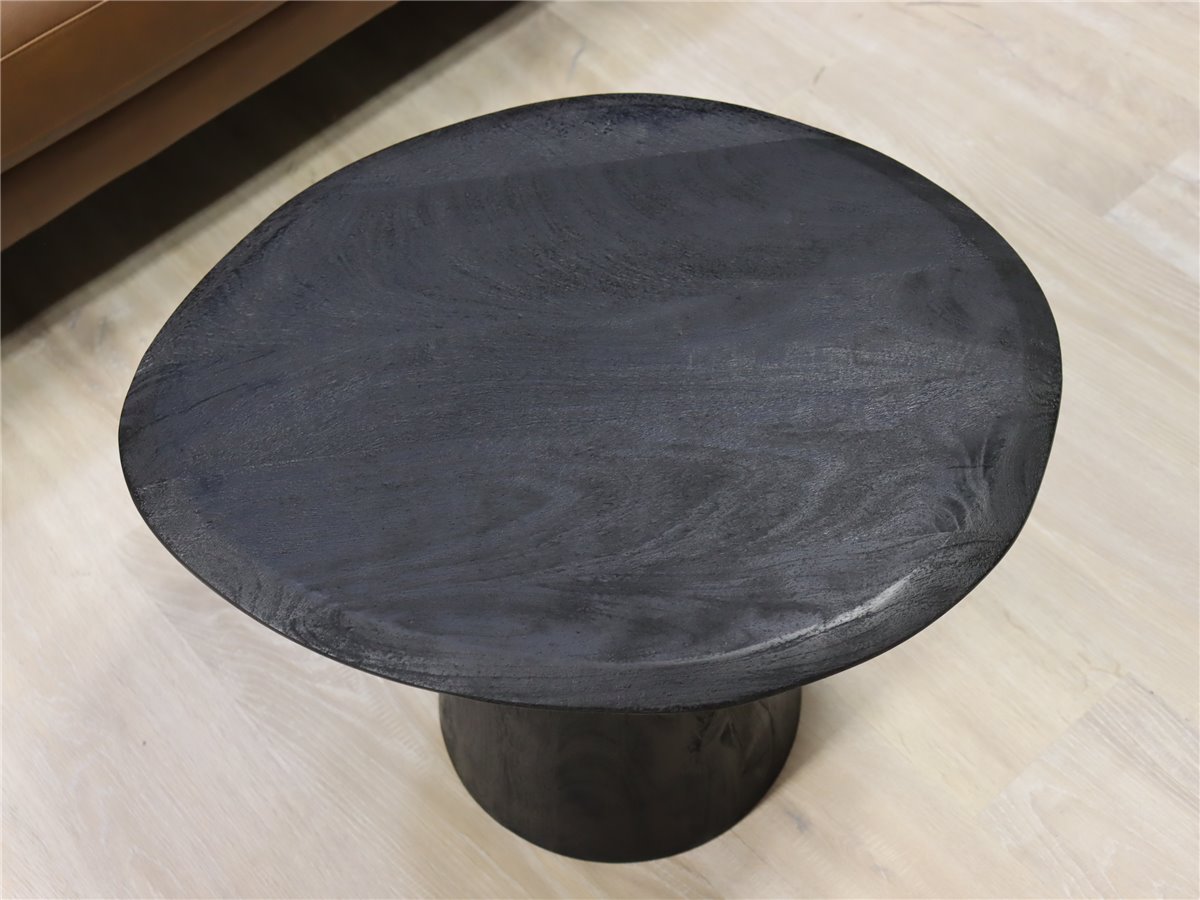 Luigi Ravanelli  NATURALE   Beistelltisch 60 50   Holz schwarz massiv   *Mustertisch