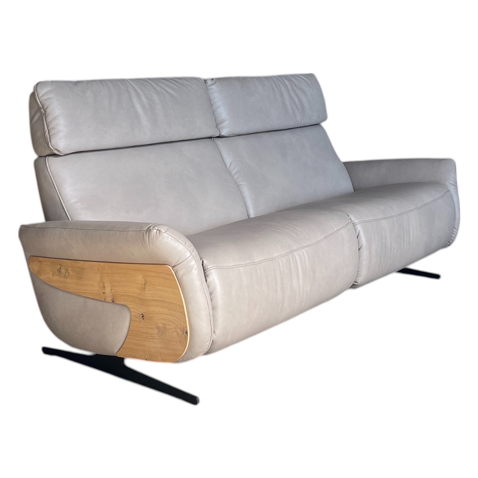 Himolla 4150 Cumuly Comfort Sofa 3-Sitzer –  Soft Nappa Leder Island