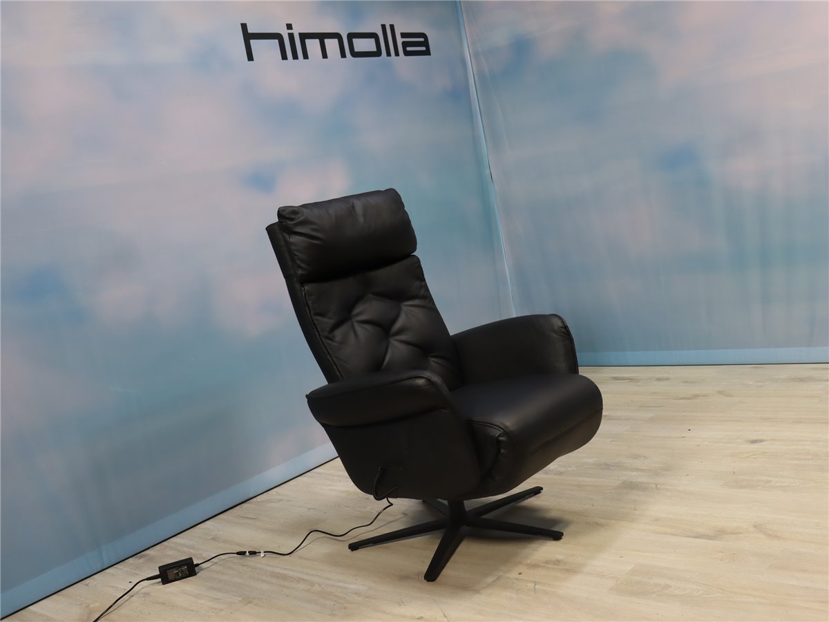 Himolla  7806 S Lounger  Relaxsessel 3 Motoren  Leder Longlife Rustika nacht  Verbandsmuster