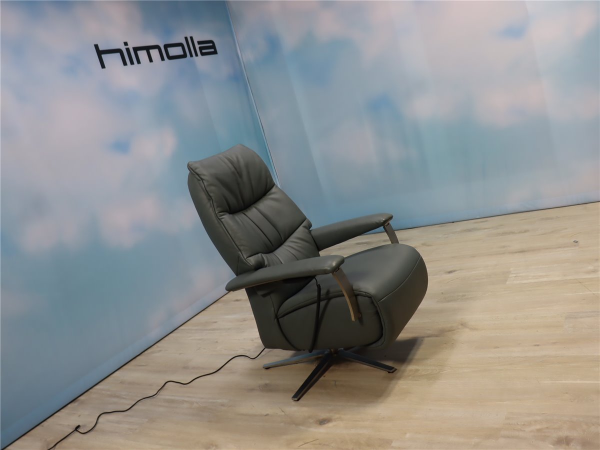 Himolla  7050 Easyswing Relaxsessel 3 Motoren   Small  Leder L24 Longlife azuro  *Hausausstellung