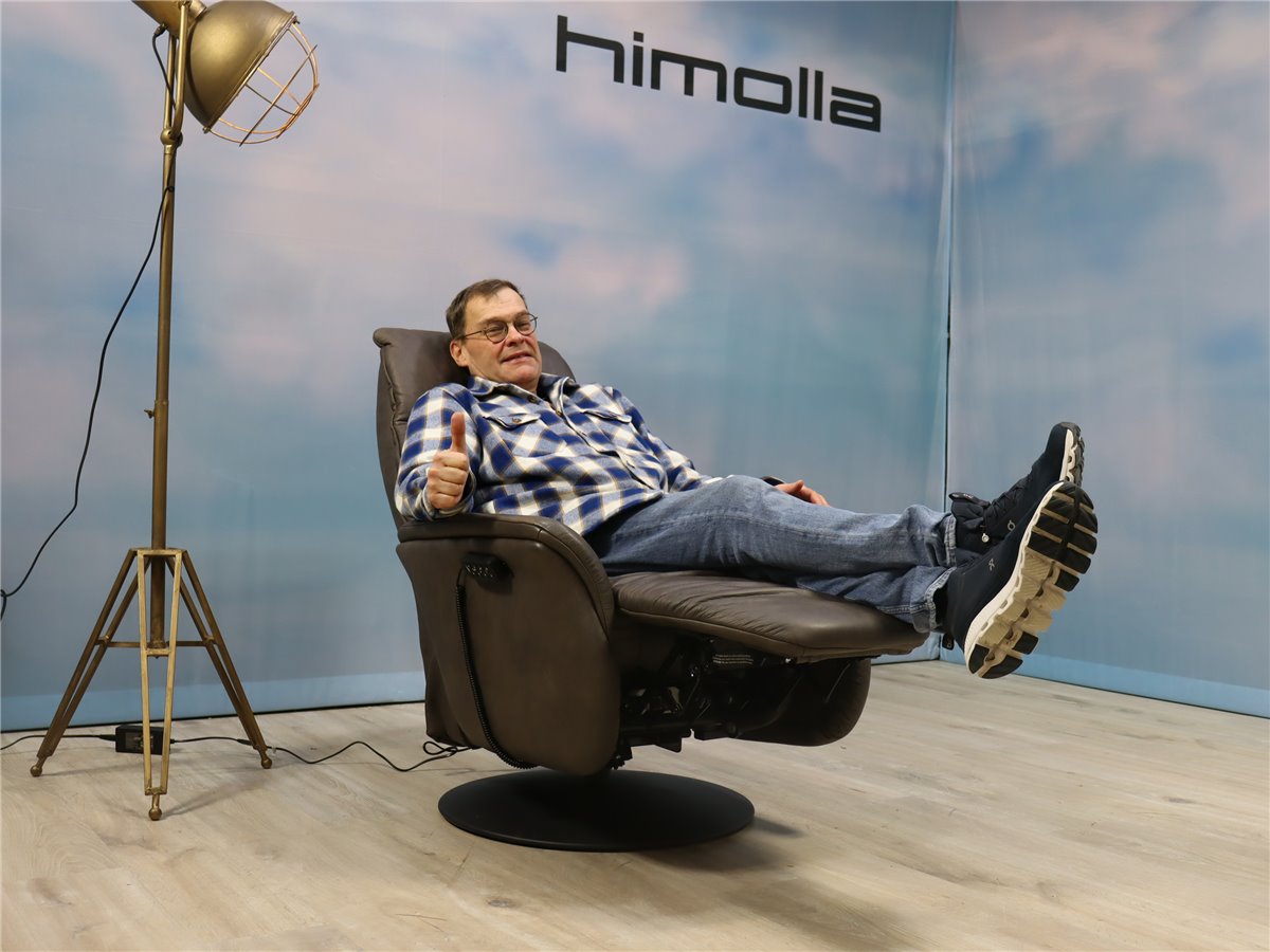 Himolla 7051 Easyswing Relaxsessel 3 Motoren  Aufstehhilfe small Leder L27 Eelganza dbraun  *Kundenstorno