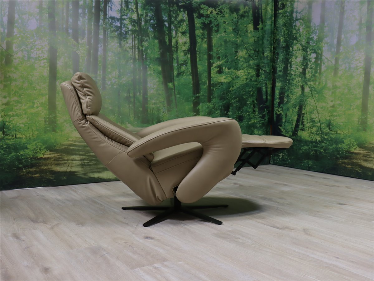 HUKLA ER 18003 Ergo Relax Sessel  manuell Medium  Leder Longlife Vivre desert *Doppelbestellung