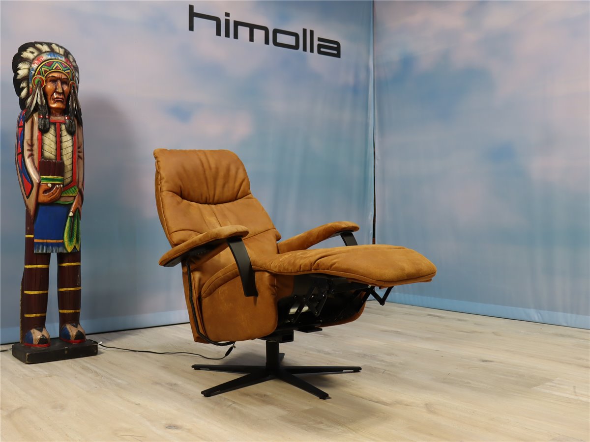 Himolla  7050 Easyswing Relaxsessel elektr 3 Motoren  Large  Lederoptik Nevada cognac  *Verbandsmuster