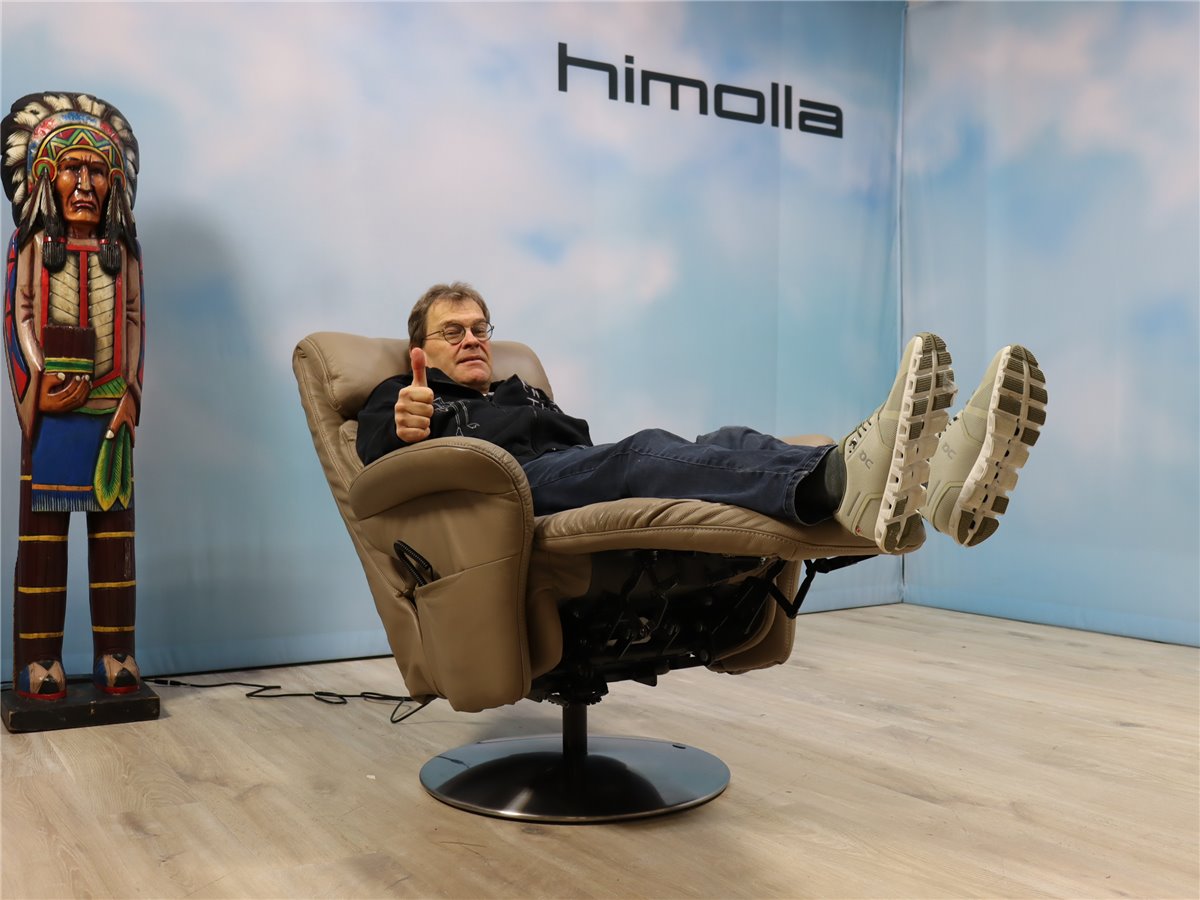 Himolla  7727 Easyswing  Relaxsessel elektr  Aufsteh  2 Mot XLarge  Leder 22 Longlife Rustika Smoke  *Hausausstellung