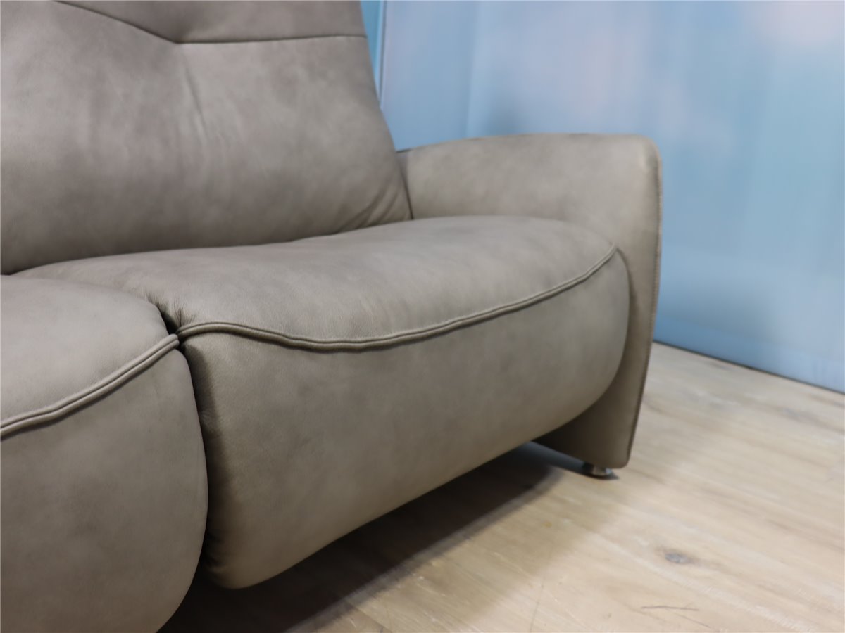 Himolla 4929 Cumully wallfree Sofa 205 cm  2 Motoren  Leder L27 Eleganza grau   *Fehlbestellung