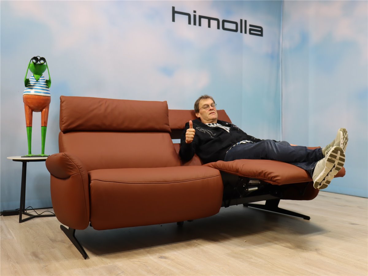 Himolla 4150  Cumuly Relaxsofa  3 Motoren  Leder L24  Longlife Rustika Zinn  *Fehlbestellung