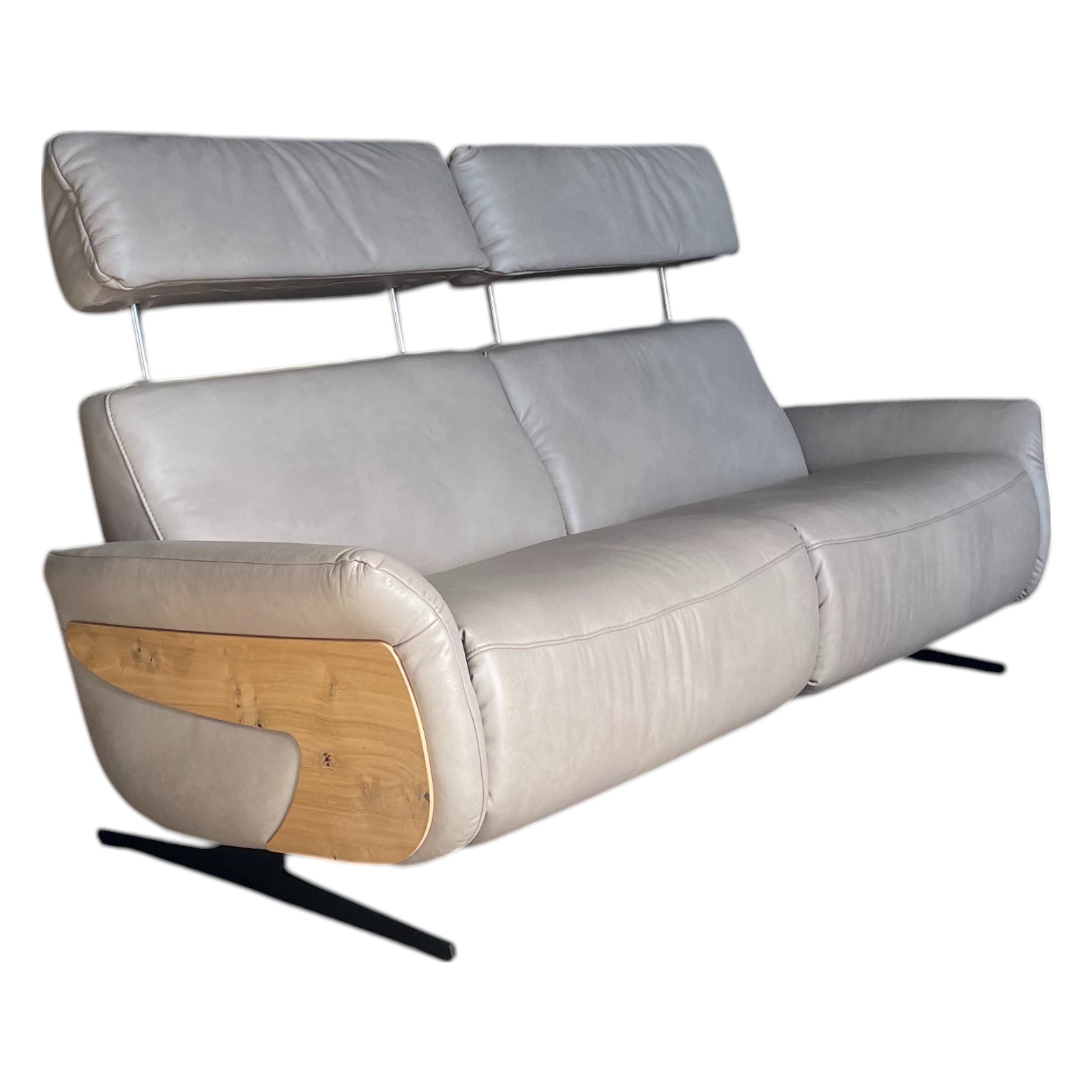 Himolla 4150 Cumuly Comfort Sofa 3-Sitzer –  Soft Nappa Leder Island