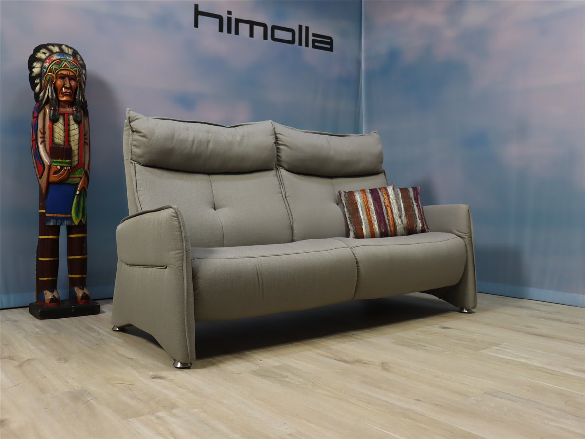 Himolla 4724 Cumuly Sofa groß  fest  Armlehne klappbar Spitzenstoff Q2 Struk coast  *Kundenstorno