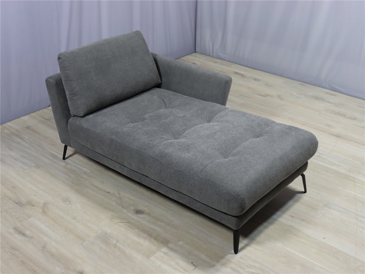 W SCHILLIG  12301 softy  Chaiselongue AL rechts Füsse schwarz Webstoff R66 94    *Kundenstorno