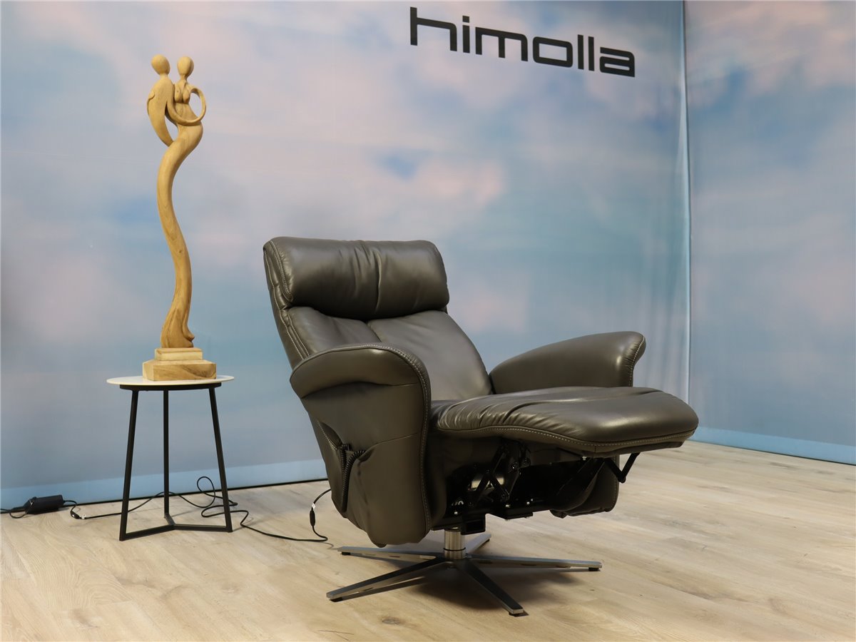 Himolla  7627 Easyswing   Relaxsessel  2 Mot  Medium Leder Longlife 31 soft moor    *Hausausstellung